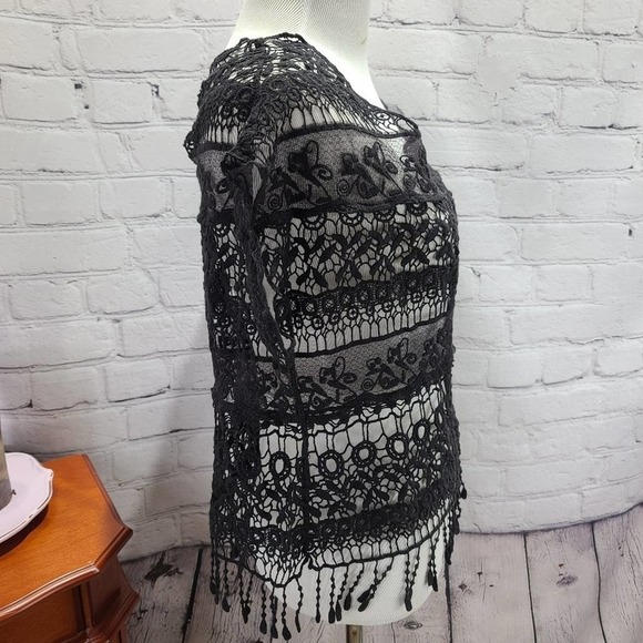 ANABELL fashion black lace top - Picture 9 of 15